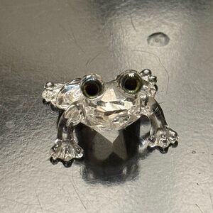 Swarovski glass animal figurine frog